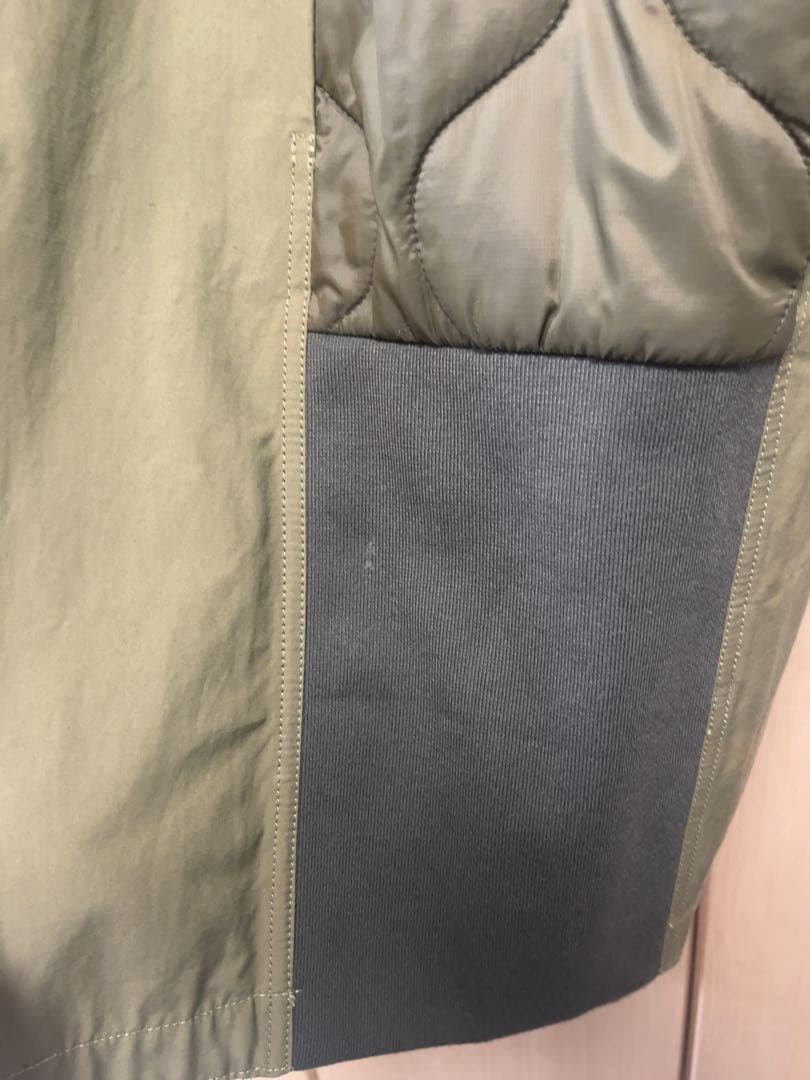 etsinta エシンタ　切替マキシミリタリーコート　カーキ