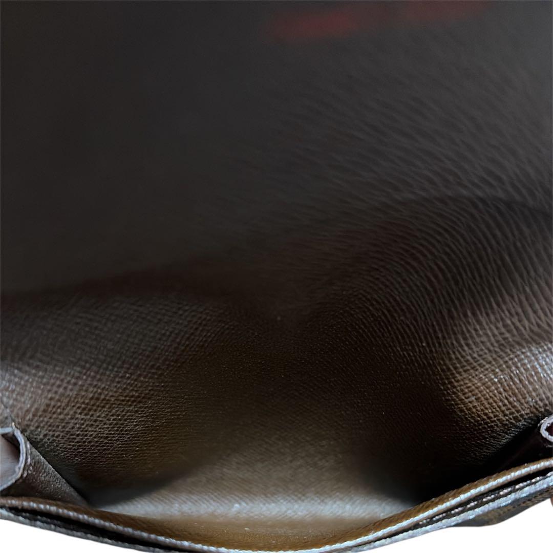 【美品】LOUIS VUITTON ダミエ レザー カードケース ユニセックス