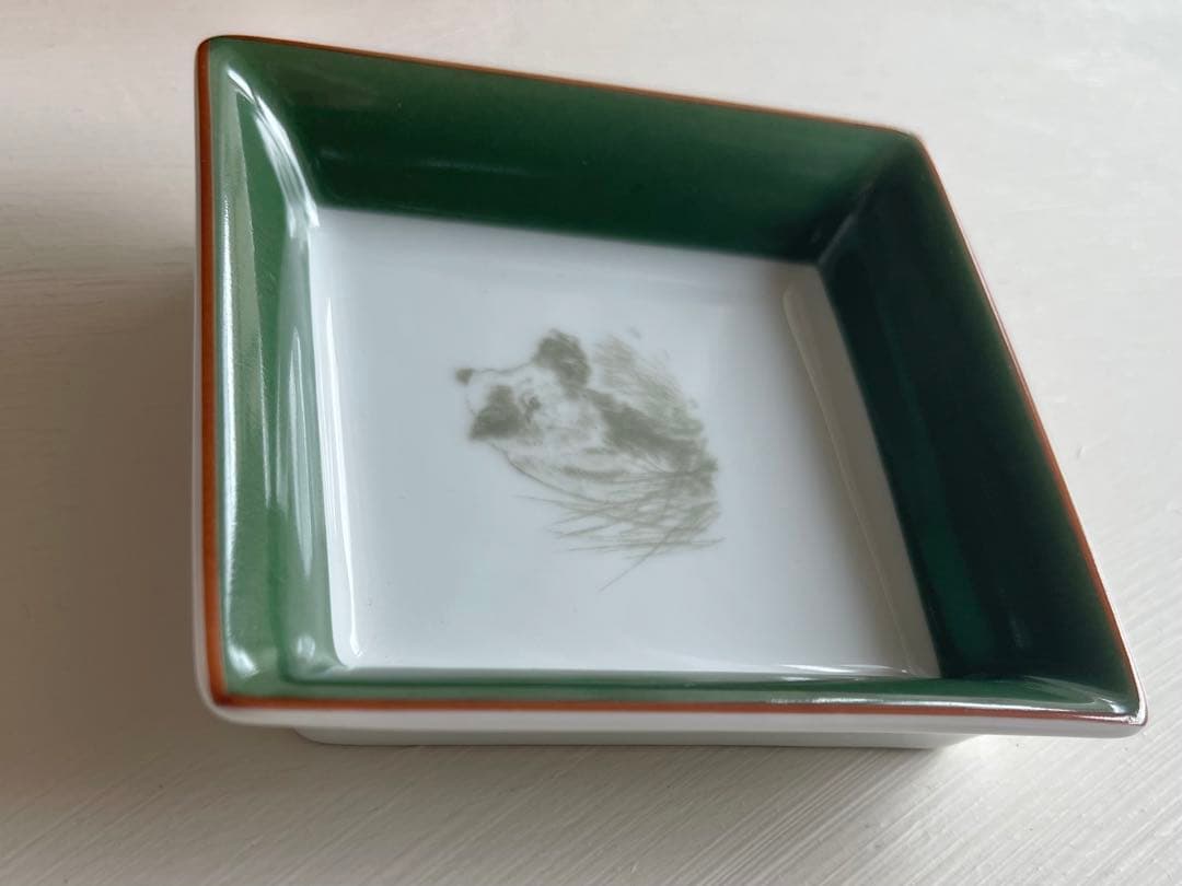 HERMES 灰皿　プレート　イノシシ　スコティッシュテリア