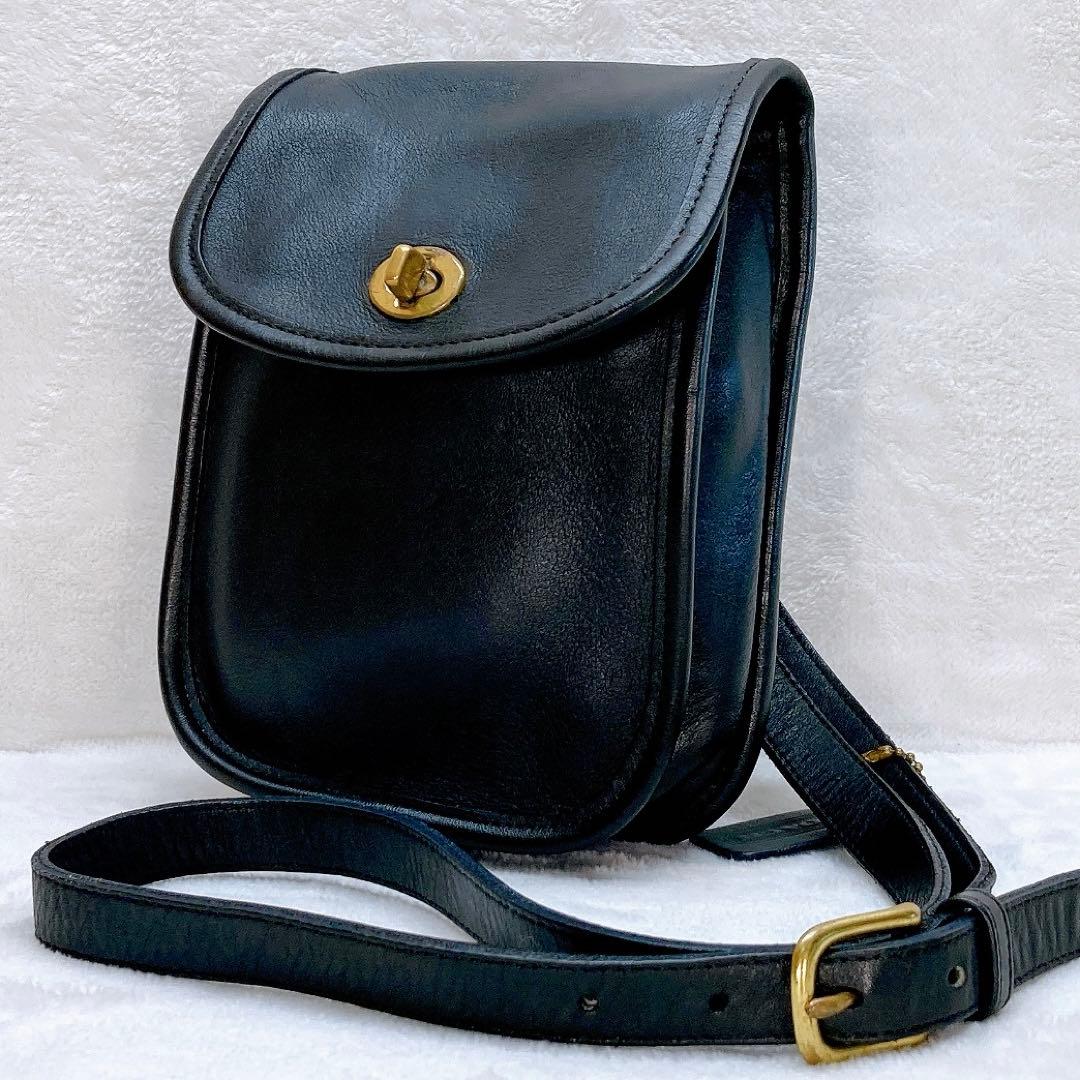 ✨美品✨COACH ショルダーバッグ スモールサイドバック ターンロック 金具