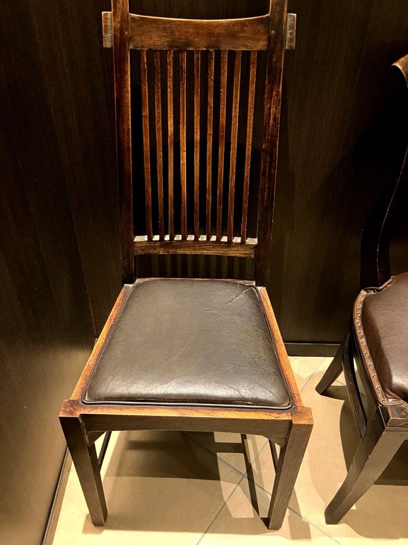 アンティーク　木製椅子　引き取り限定