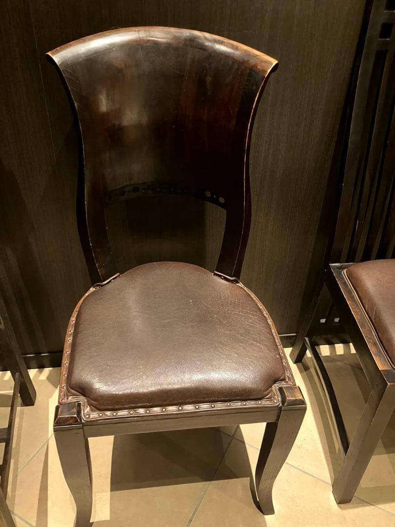 アンティーク　木製椅子　引き取り限定