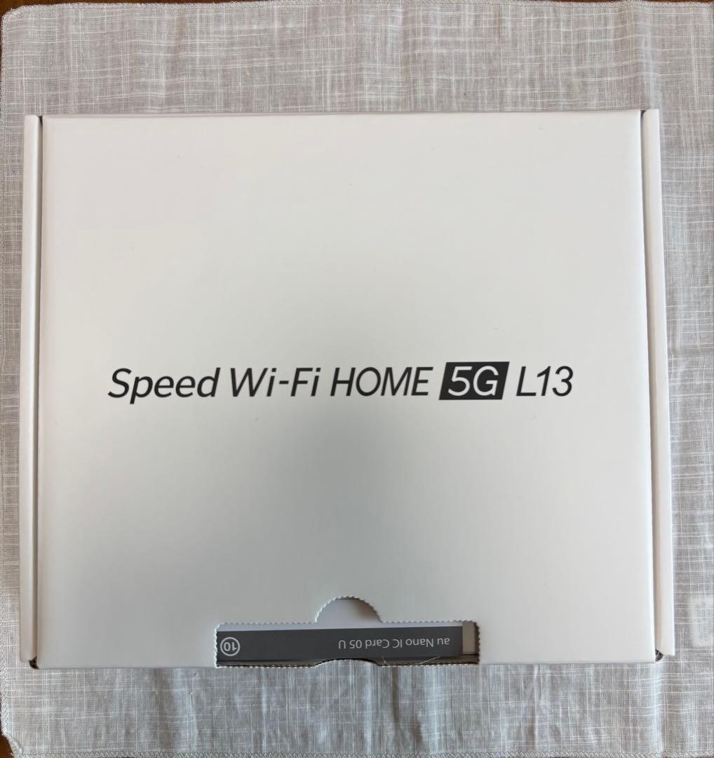 【新品・未使用】Speed Wi-Fi  5G L13 ホワイト