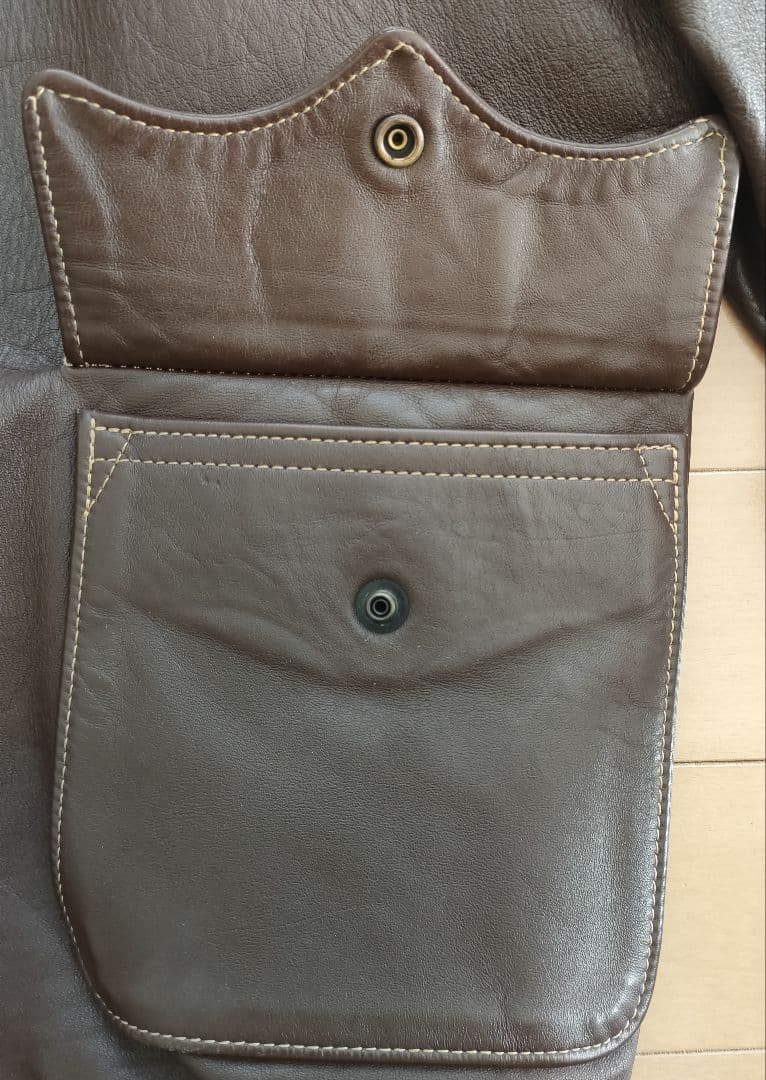 【美品】EVISU エヴィス 革ジャン 34 A-2 ミリタリー