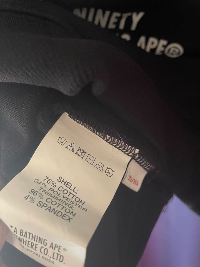 Ape x 9090 コラボ スウェット エイプ ナインティ