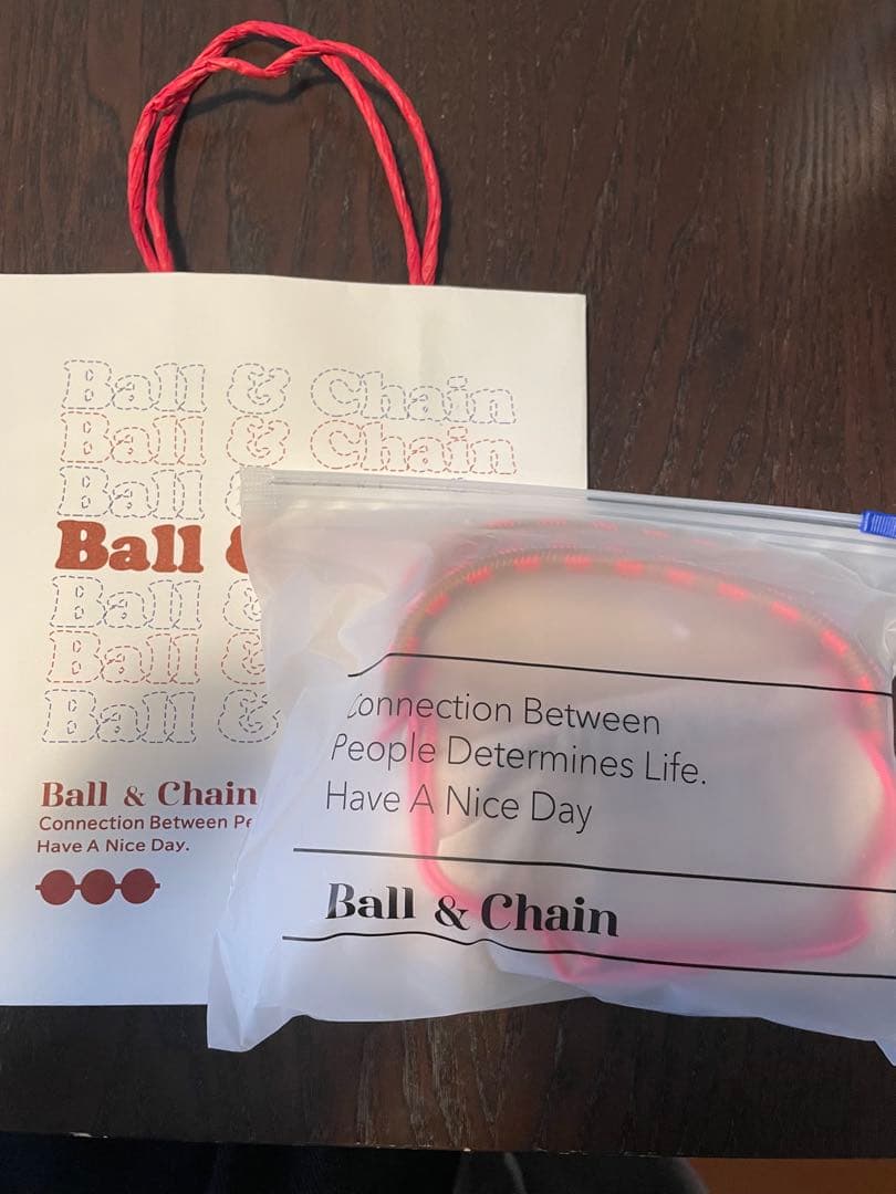 カフェタナカ×ボールアンドチェーン　エコバッグ　ベージュ