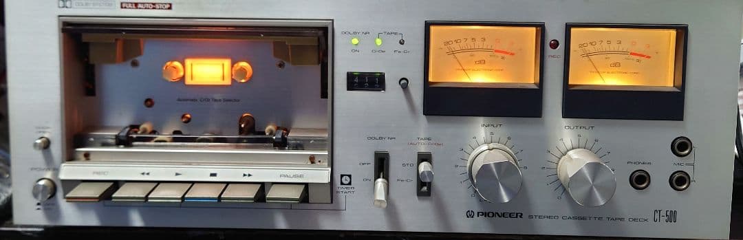 ■■【希少・カセット再生品】Pioneer CT-500 ステレオカセットデッキ