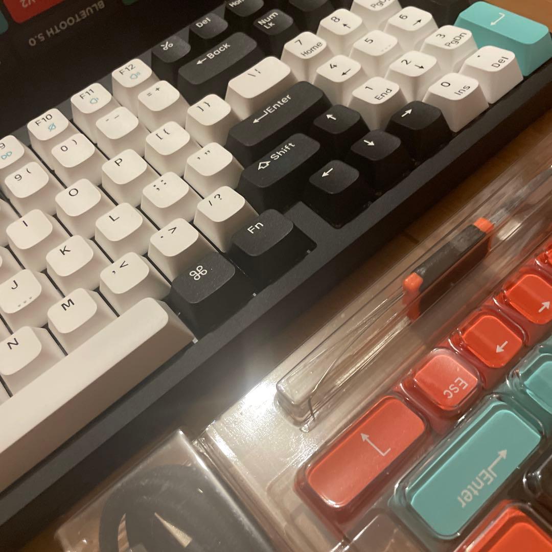 NuPhy Halo96｜マットブラック｜Rose Glacier