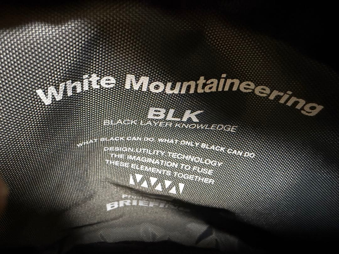 White Mountaineering×BRIEFINGボディバッグ