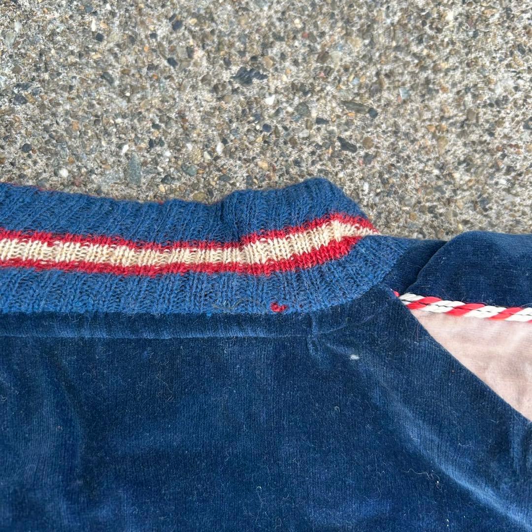 別珍 × サテン 50s リバーシブル スカじゃん 龍虎刺繍 富士山 手刺繍