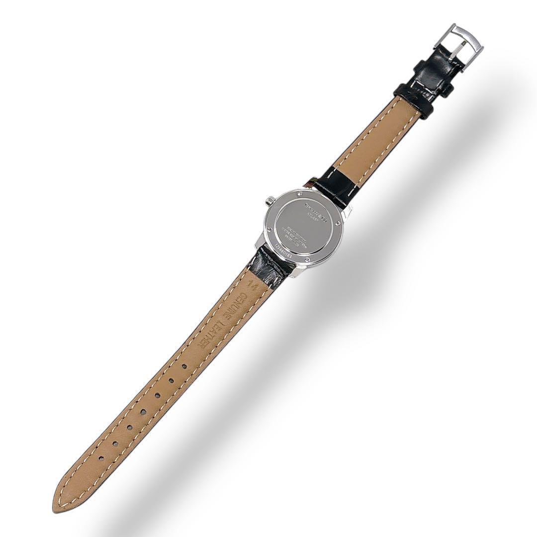 ティファニー アトラス ドーム 革ベルト クォーツ デイト レディース 時計