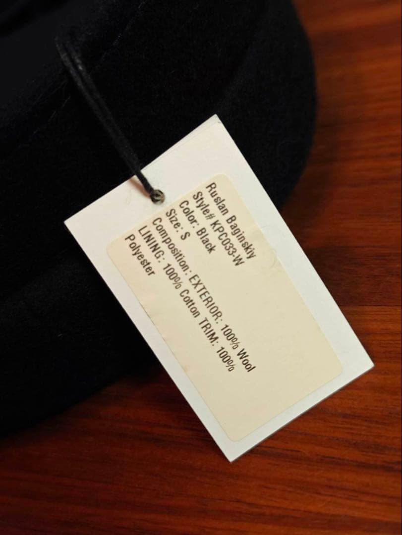 ラスランバジンスキー/モノグラムベイカーボーイハット