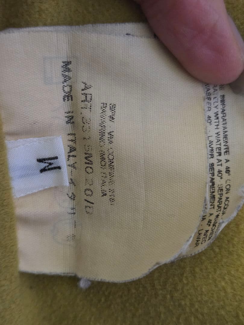 Stone  フード付きジャケット イエロー