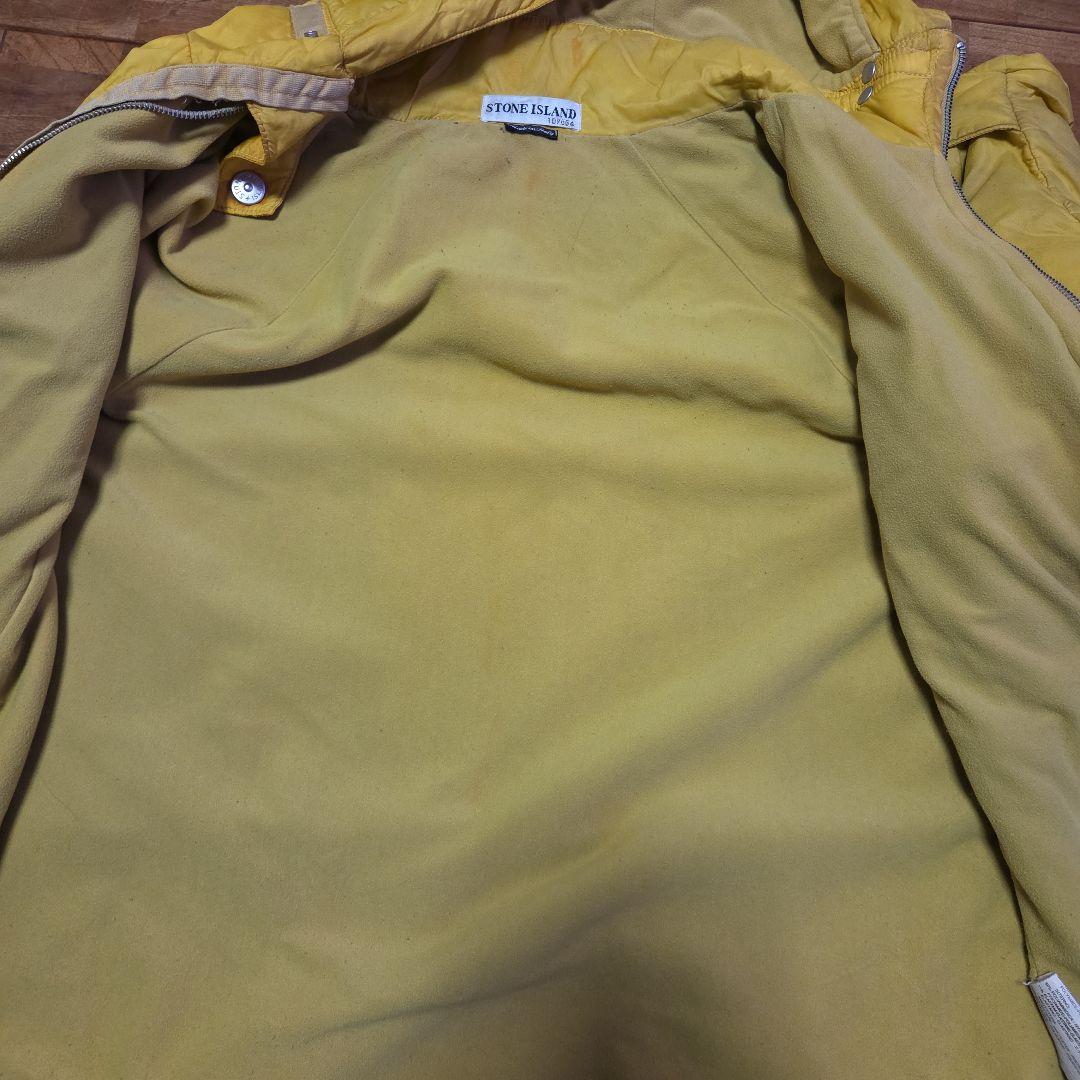 Stone  フード付きジャケット イエロー