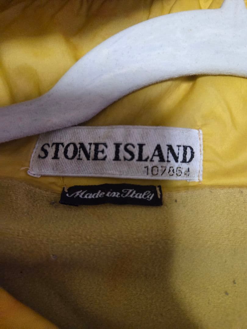 Stone  フード付きジャケット イエロー