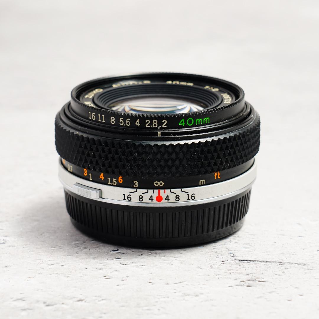 【極美品】動作◎ オリンパス Zuiko Auto-s 40mm F2 728