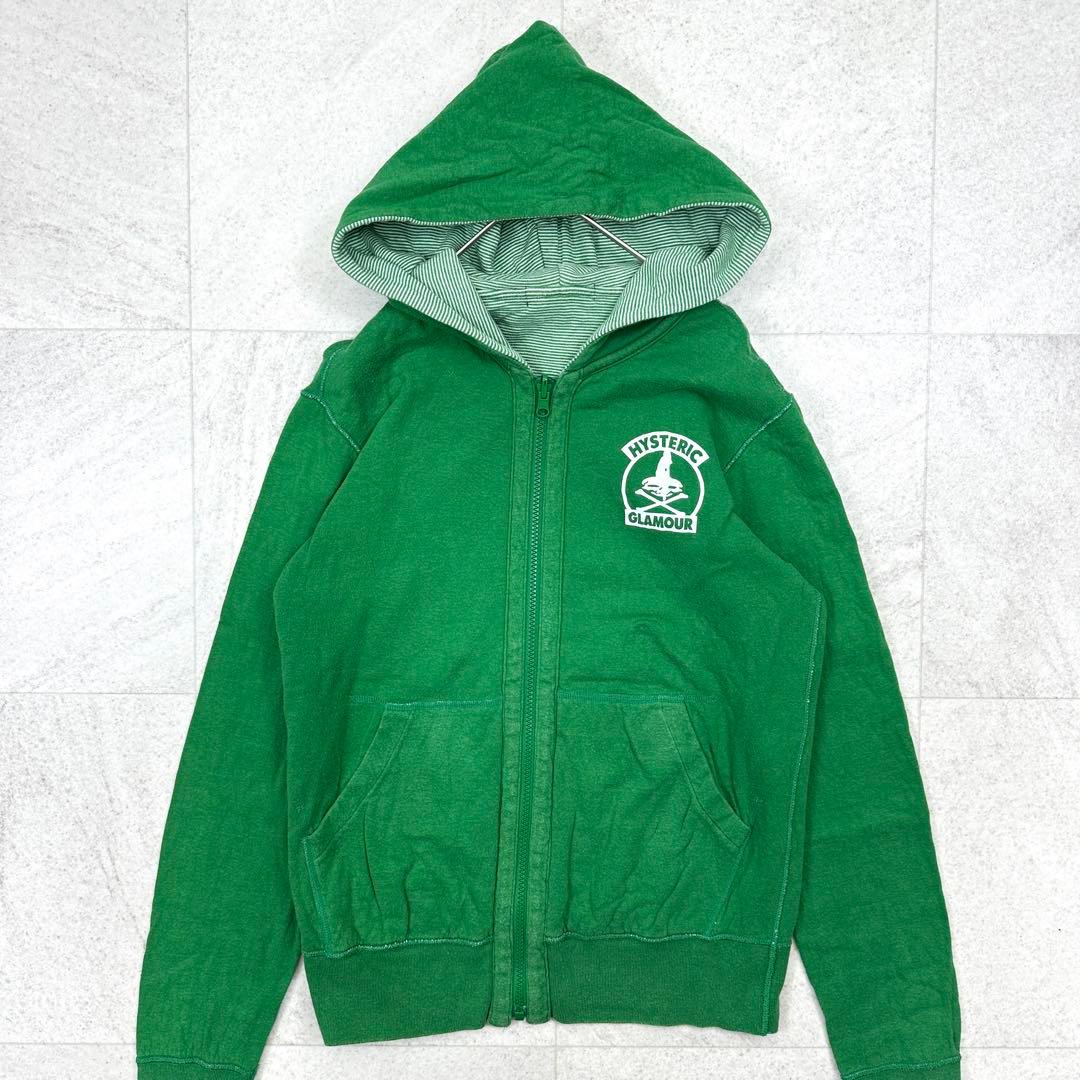 希少【ヒステリックグラマー】 ヒスガール リバーシブル パーカー ボーダー M