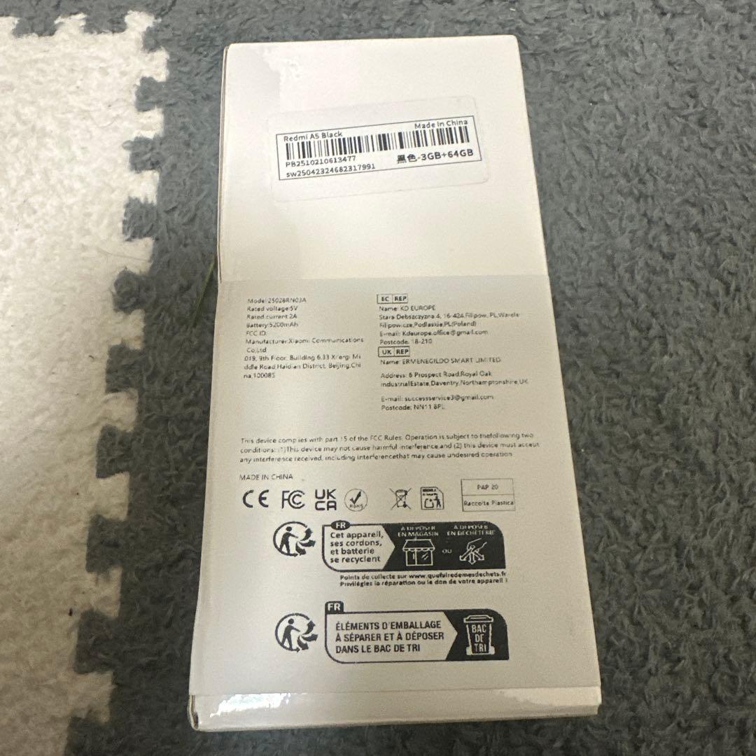 Redmi A5 ブラック 3GB RAM 64GB ROM