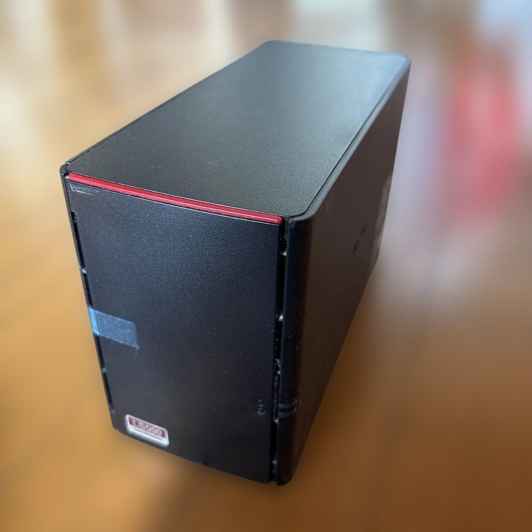ネットワークハードディスク　BAFFALO LS520D0802（4TB×2）