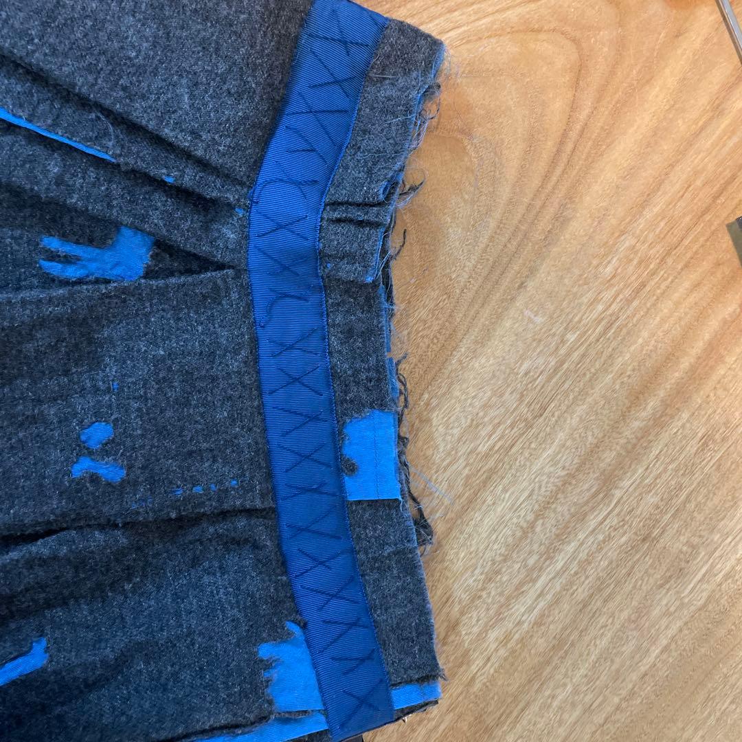 ミナペルホネン wander ひざ丈スカート ダメージ加工 ペチコート付 38