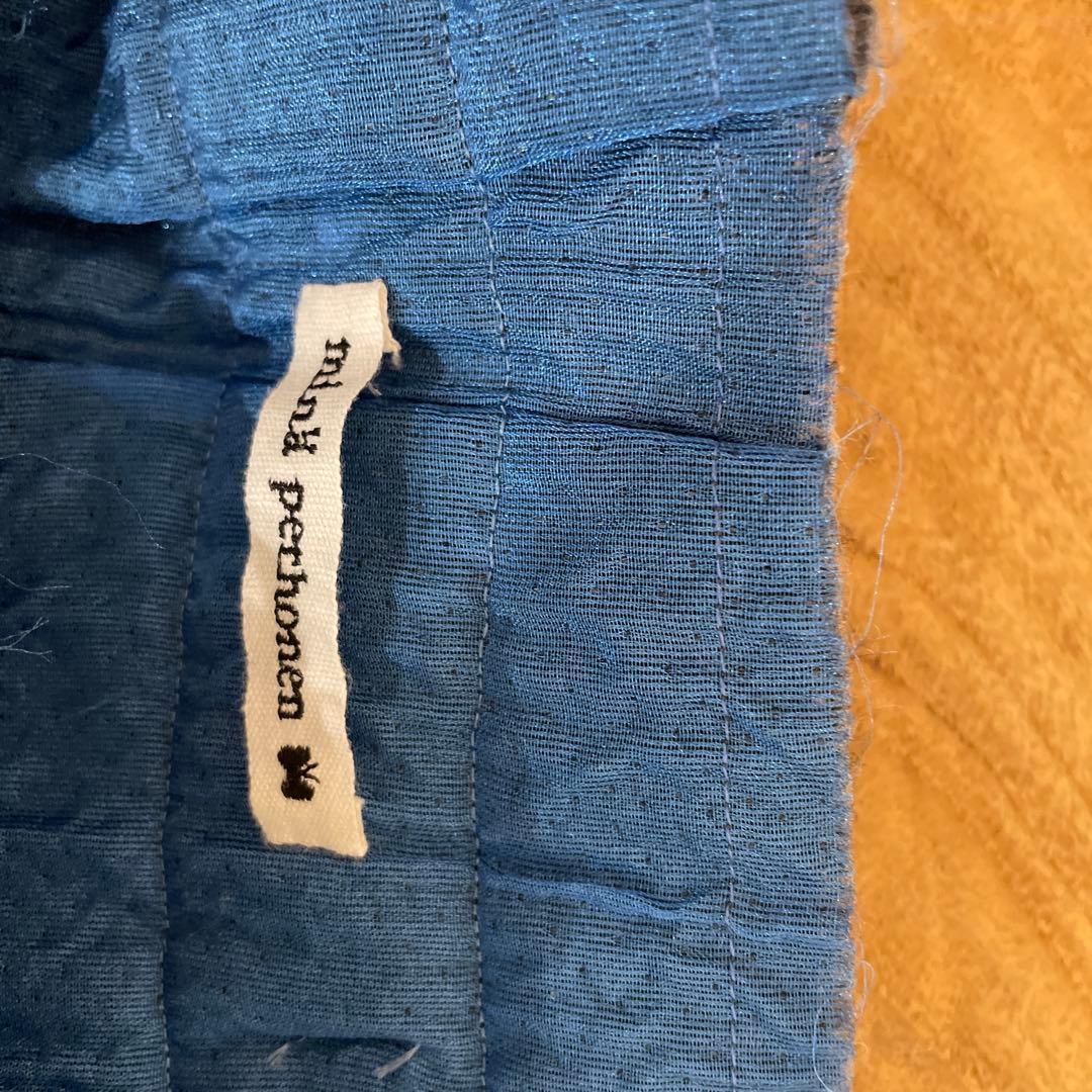 ミナペルホネン wander ひざ丈スカート ダメージ加工 ペチコート付 38