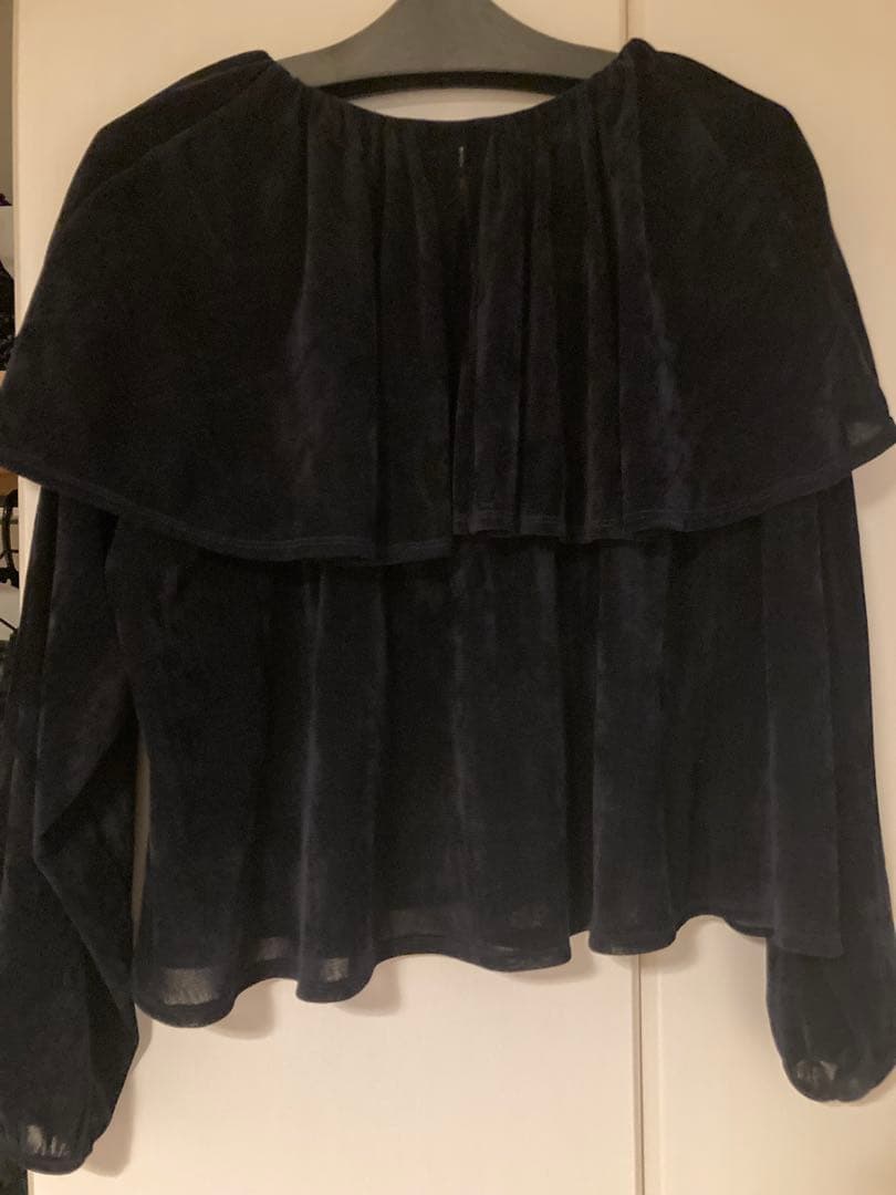 ポルテデブトン　ワイドカラーカーディガン　ブラウス