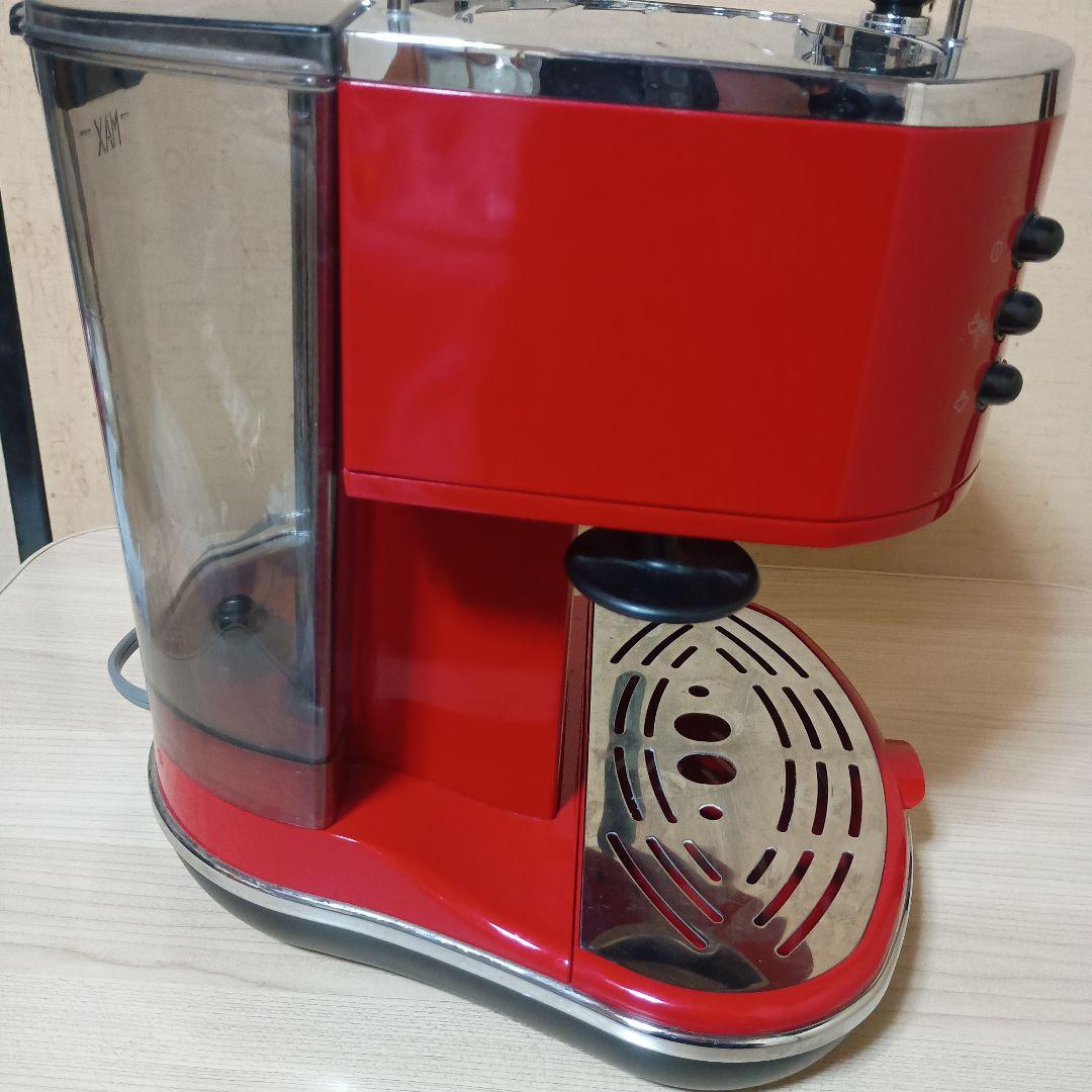 デロンギ エスプレッソ•カプチーノ メーカー EC0310/レッド