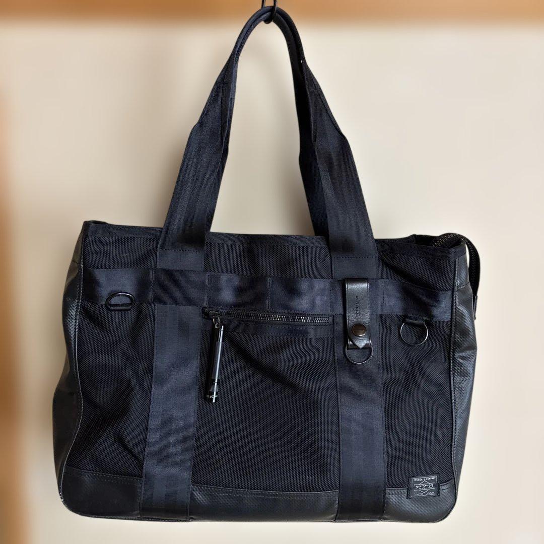 ブラックトートバッグ ビジネスバッグ