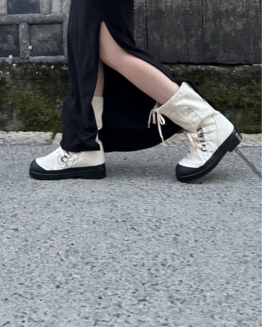 FUMIKA_UCHIDA/CANVAS OVER BOOTS （フミカウチダ）