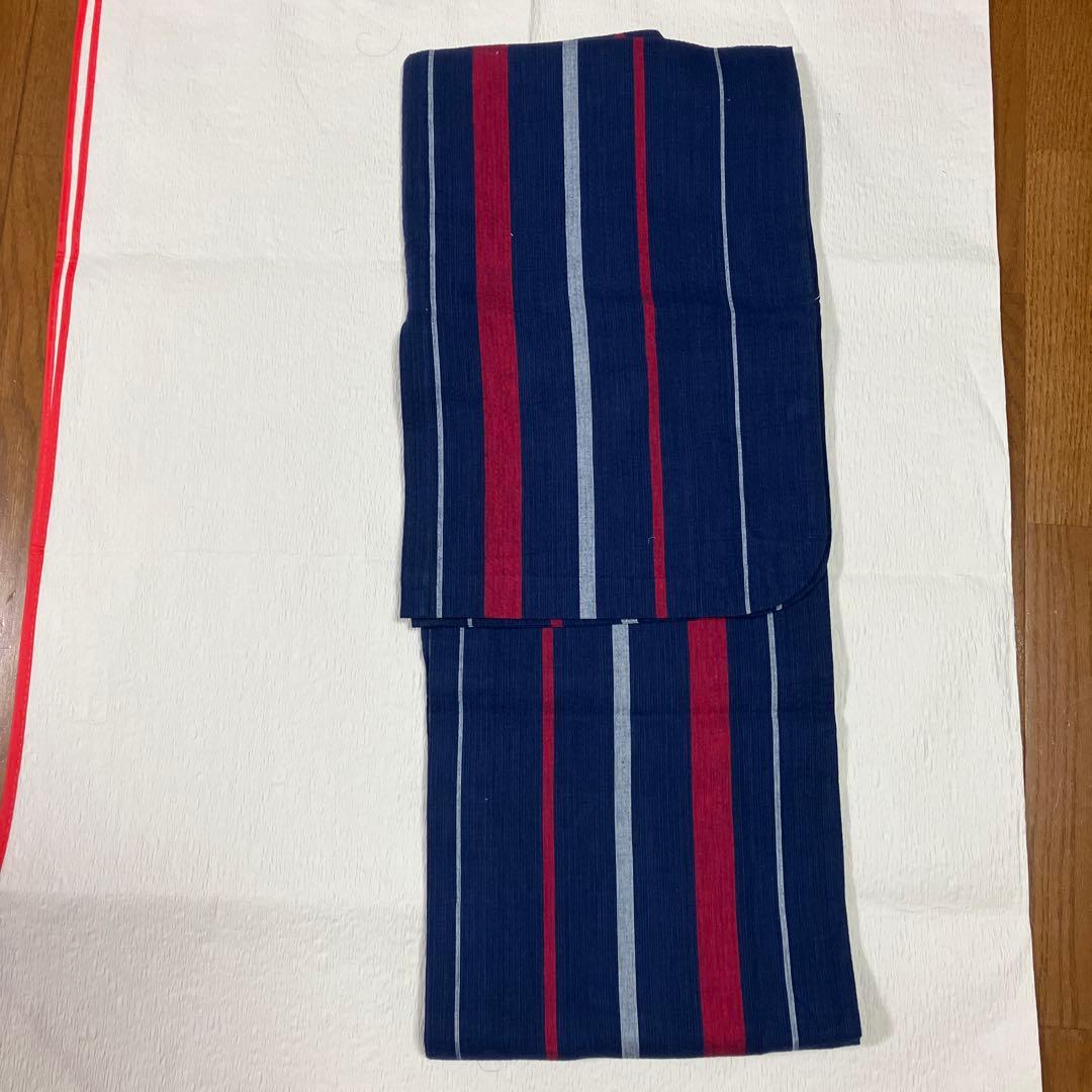 しじら　阿波しじら　しじら織　浴衣　夏着物　洗える着物　単衣　着丈155 裄67