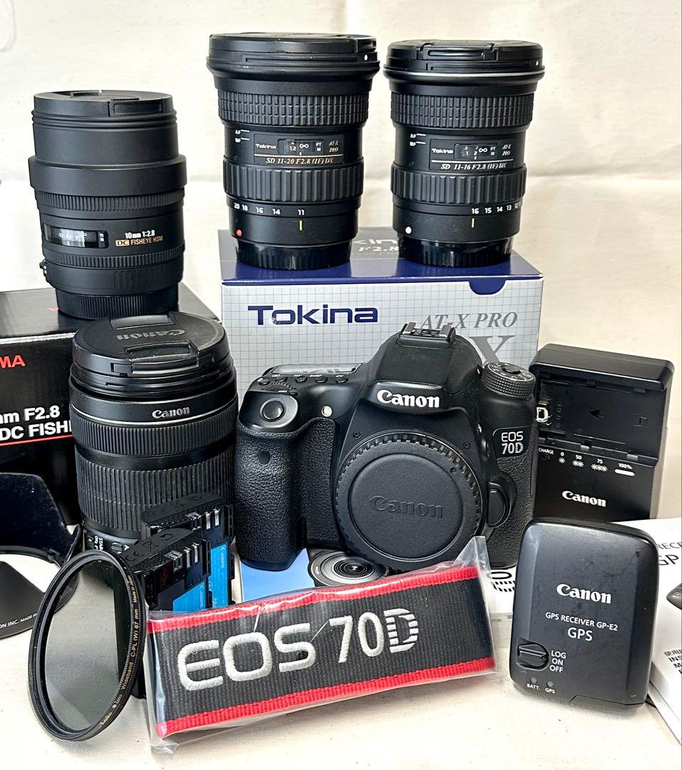 Canon EOS 70D デジタル一眼レフ 本体+レンズセット