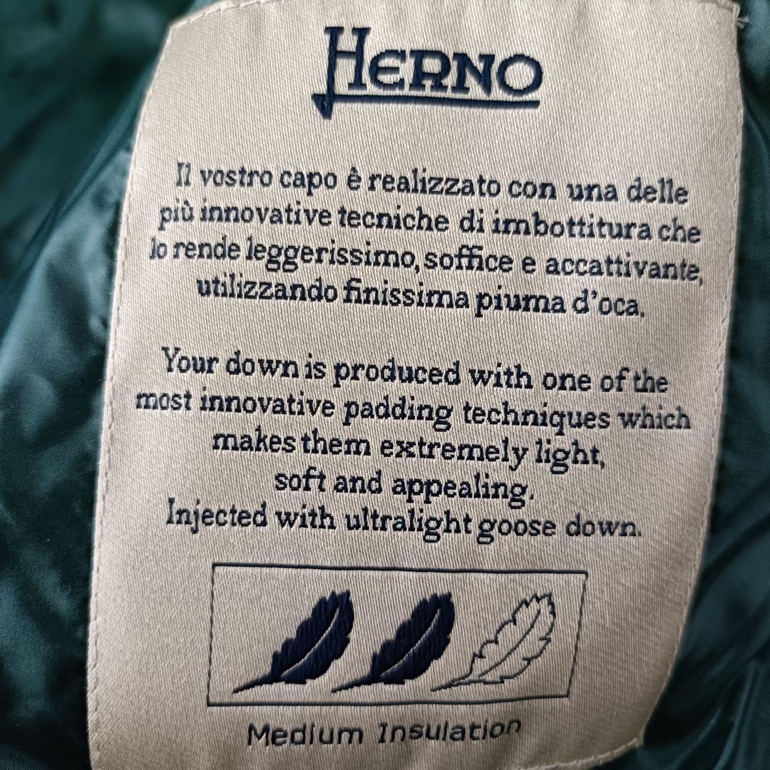 【美品】ヘルノ ダウンコート　HERNO 42