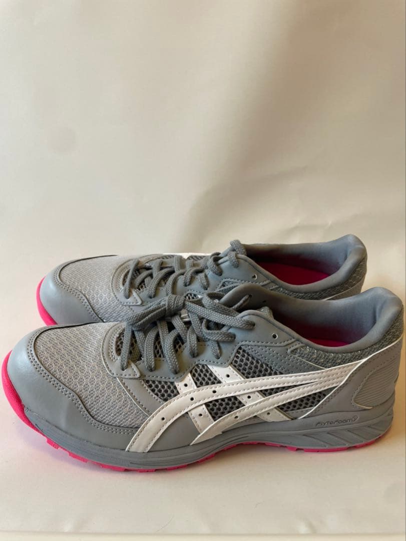 ASICS 安全靴 グレー/ピンク