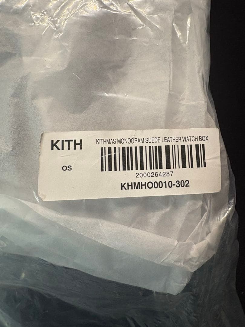 kith キス　モノグラムレザーウォッチボックス