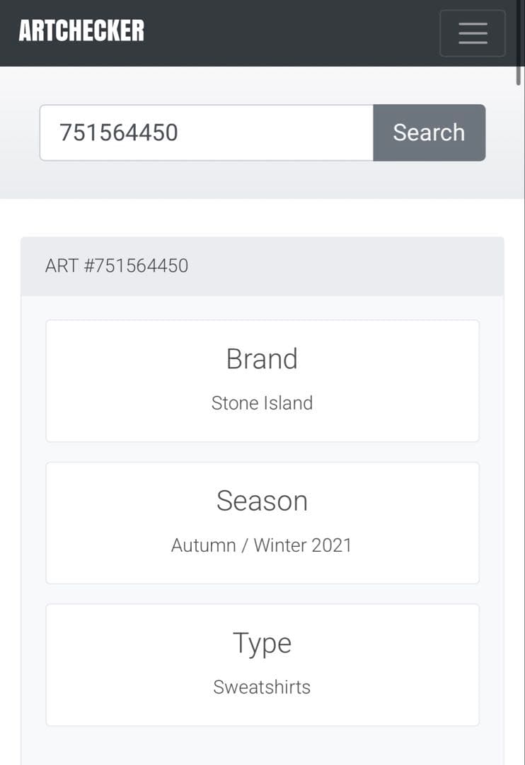 Stone スウェット ブラック