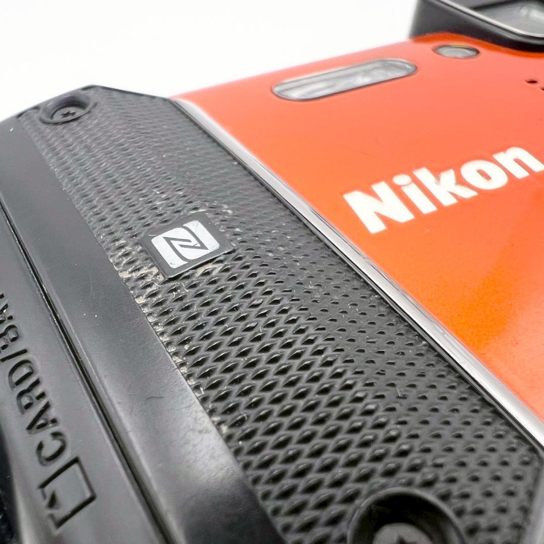 【完動品】Nikon COOLPIX AW130 コンデジ オレンジ 動作確認済