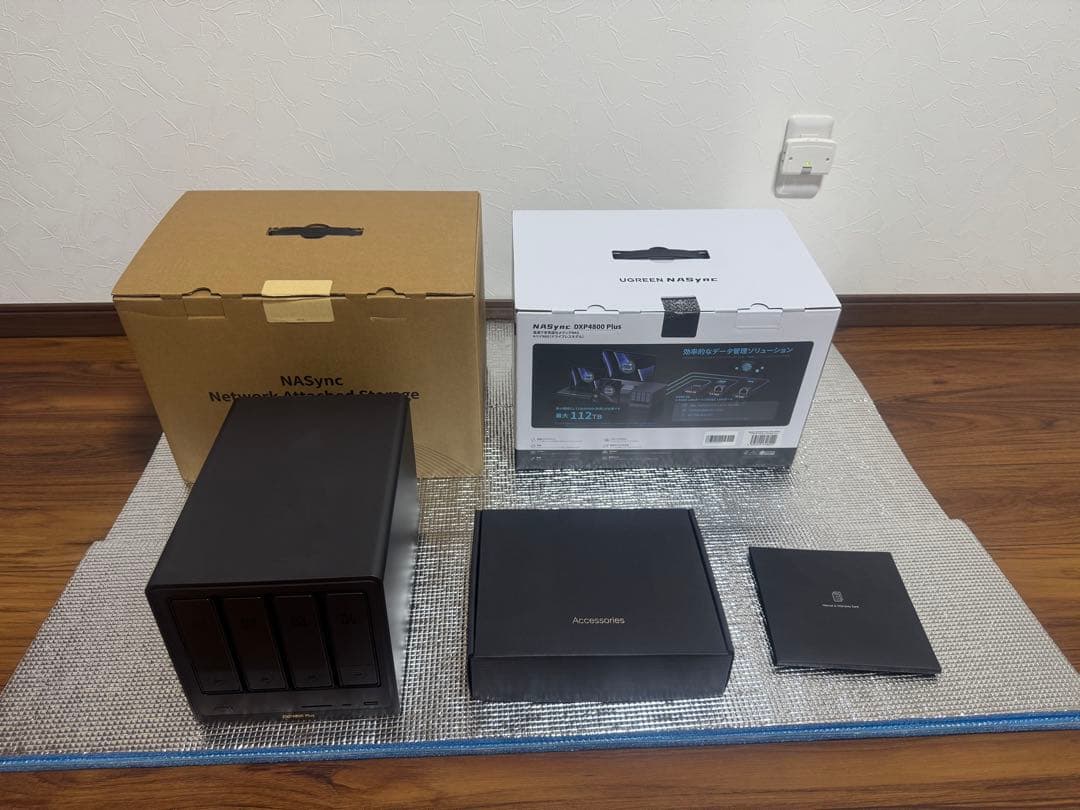 UGREEN NASync DXP4800 Plus 4ベイ NAS 新品未使用