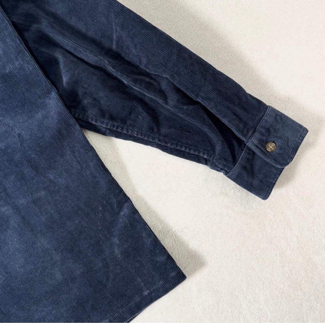 RHC × スタンダードカリフォルニア コーデュロイシャツ ネイビーブルー M