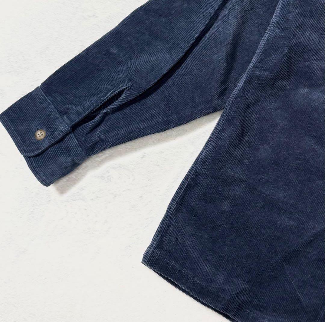 RHC × スタンダードカリフォルニア コーデュロイシャツ ネイビーブルー M