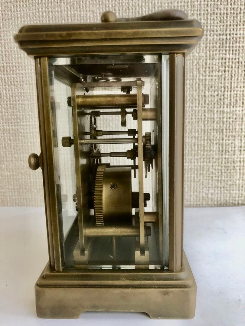 MOSER PARIS 置き時計　アンティーク　レトロ　骨董品　手巻き　稼動品