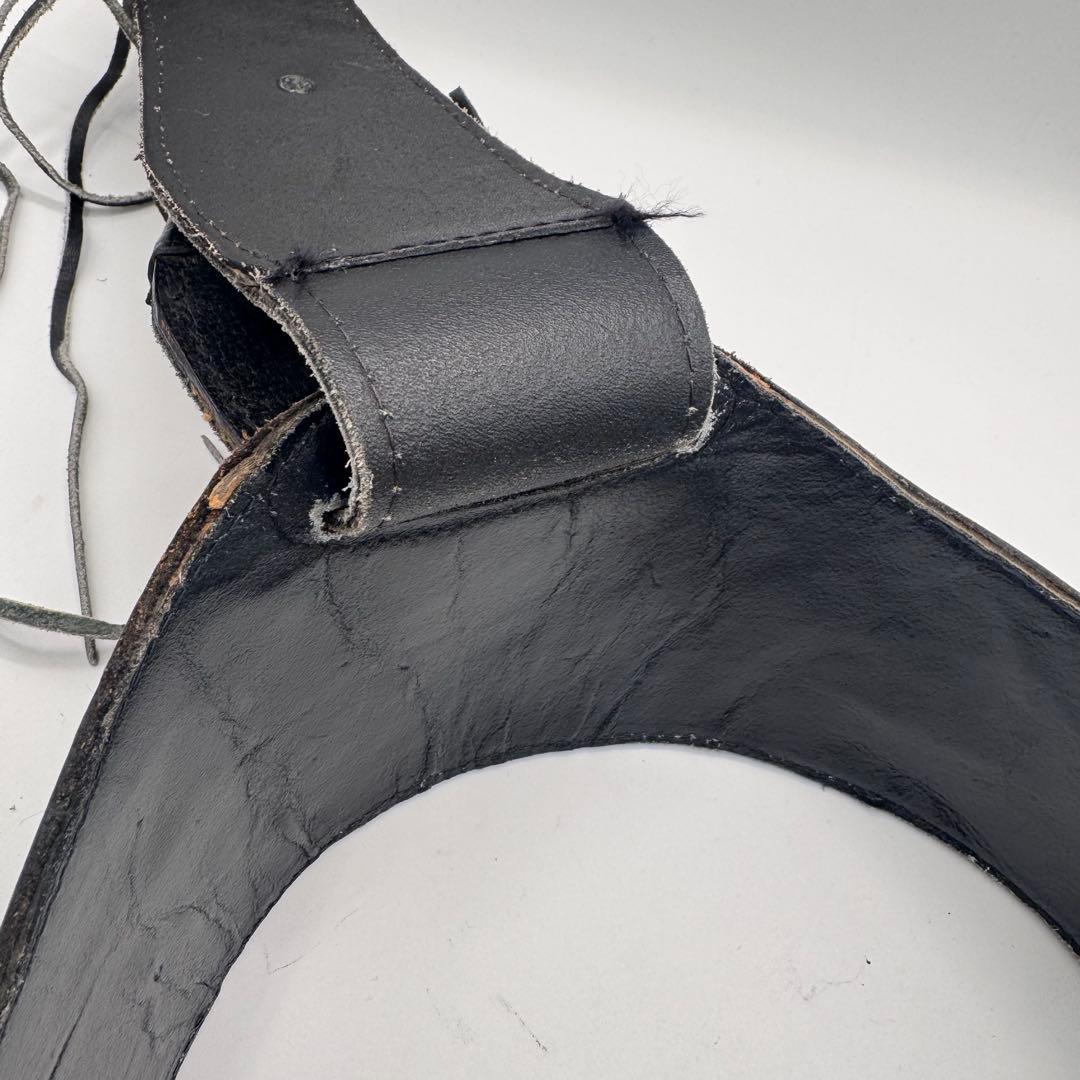 本革 カービングレザー ガンホルダーベルト ウエスタンスタイル