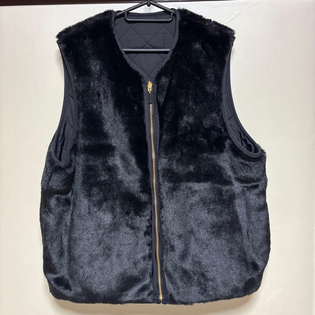 極美品　Barbour リバーシブルベスト