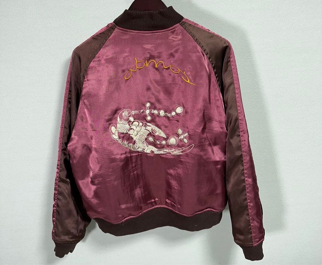 別珍 ベロア キルティング リバーシブル 刺繍 JAPAN スーベニアジャケット