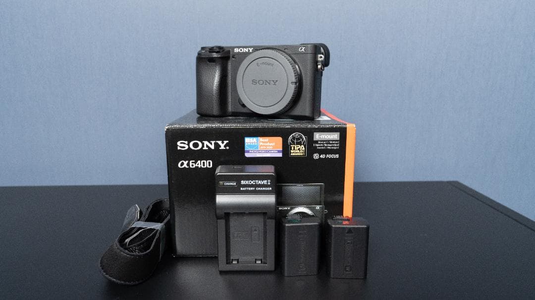 SONY α6400 本体 撮影枚数2291枚 予備バッテリ付き