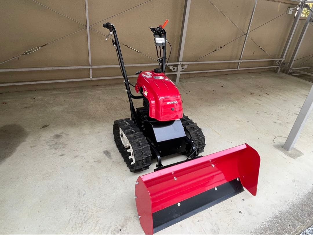 ホンダ 除雪機 キャタピラ式 赤