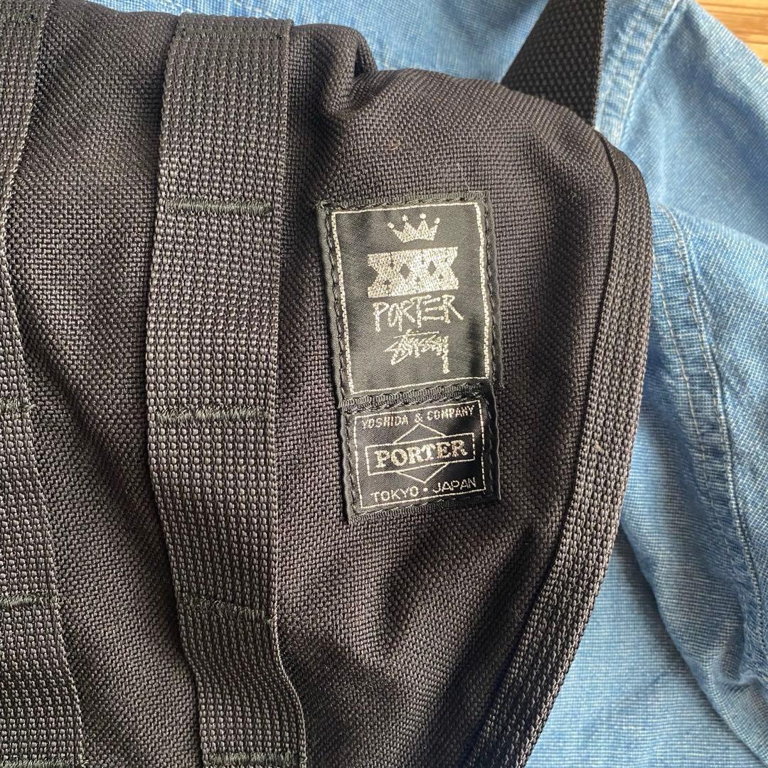 かも　old stussy porter ショルダーバッグ メッセンジャー
