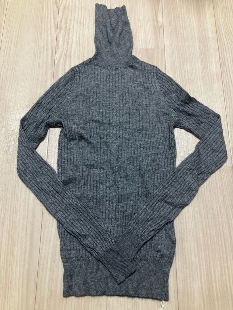 ドゥロワー　カシミヤシルク　タートルネックセーター　Drawer