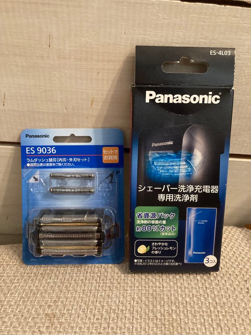 【新品・未開封】パナソニック ES9036 替刃 内刃 外刃セット洗浄剤付き