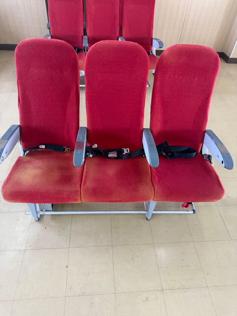 観光専門学校使用品　飛行機　旅客機　椅子　実習用③