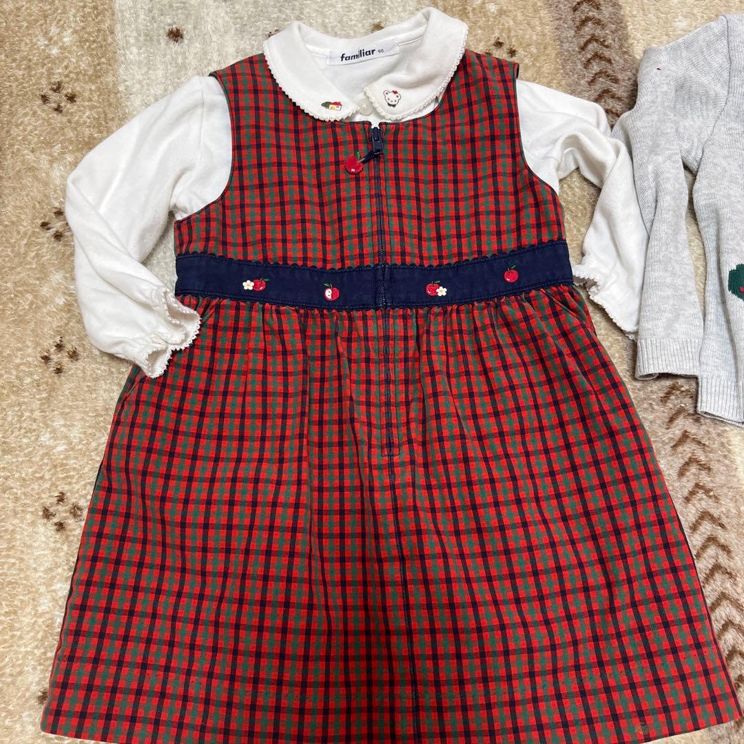 ファミリア　女の子　90 セット